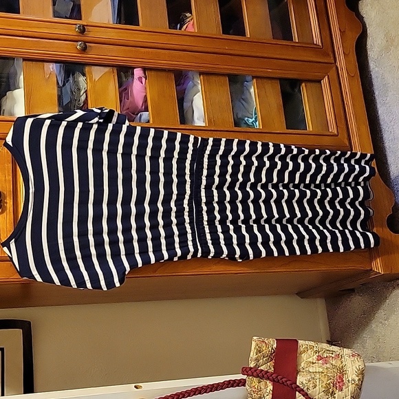 Banana Republic classic blue/white Midi Dress - Picture 4 of 7